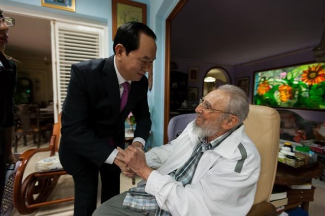 Entrevue Tran Dai Quang-Fidel Castro - ảnh 1
